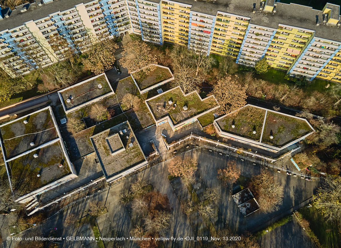 13.11.2020 - die Abrissbaustelle Quiddezentrum in Neuperlach